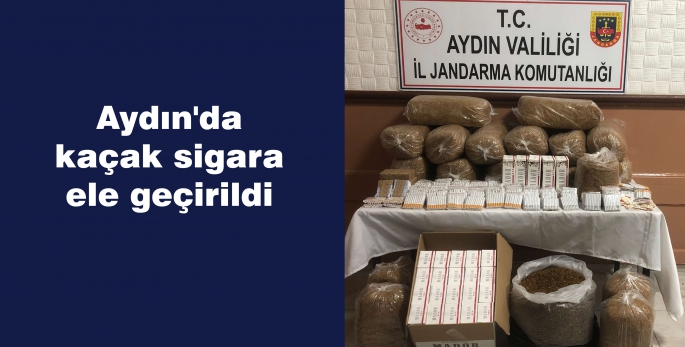 Aydın'da kaçak sigara ele geçirildi