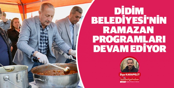 Didim Belediyesi'nin Ramazan  Programları Devam Ediyor