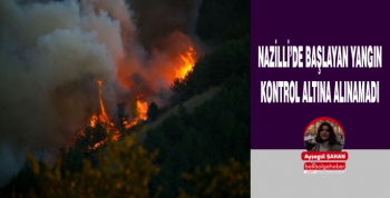 Nazilli'de Başlayan Yangın Kontrol Altına Alınamadı